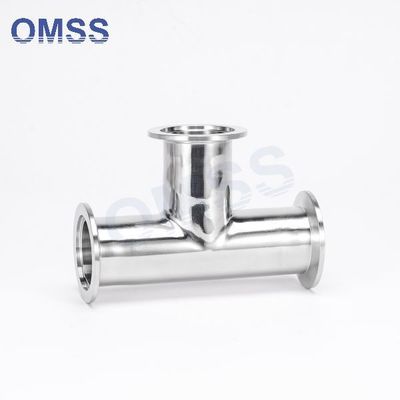 SS304 Вакуумный КФ равный Tee 3 Way Tee NW Подшипник полупроводников Tee SS316L