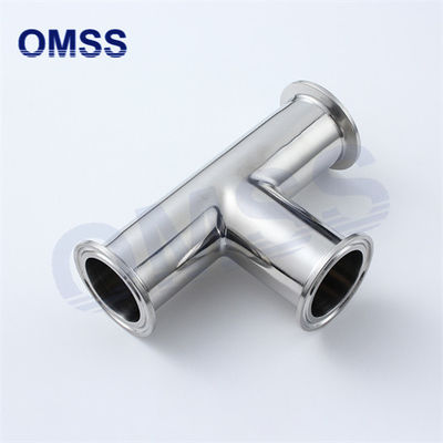 7MP нержавеющая сталь санитарные трубы фитинги Tri Clamp Equal Tee
