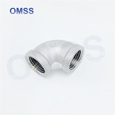 Фитинги для труб из нержавеющей стали 304 1 1/2 &quot; BSP NPT 90 градусов
